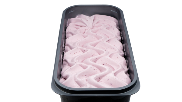 Мороженое молочное вишневое весовое,м.д.ж. 7%, п/п емкость